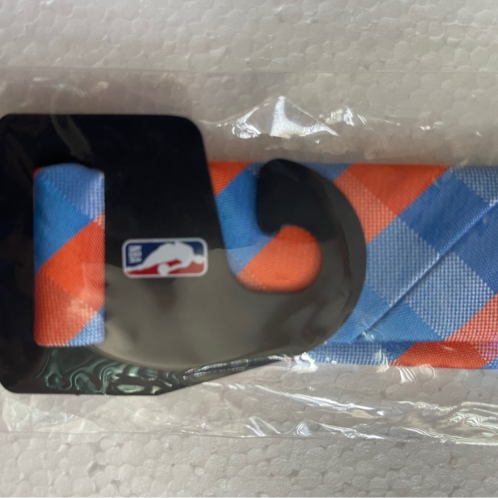 Blue and Orange OKC Thunder Tie - Picture 2 of 4